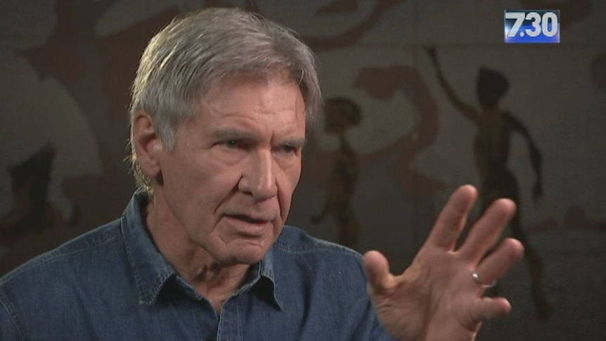 Harrison Ford says the consequences of ignoring climate change are disastrous.
