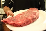 A 700 gram piece of Wagyu steak