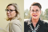 A composite image of Liz Cheney and Harriet Hageman