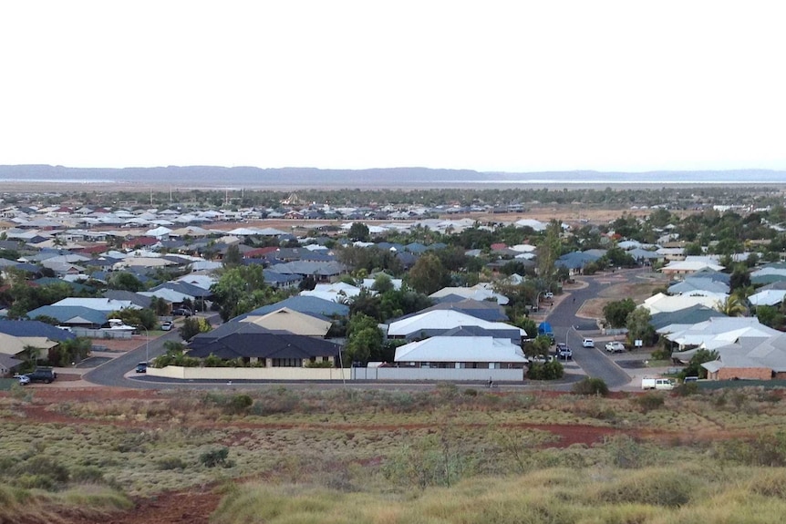 housing estate in Karratha.