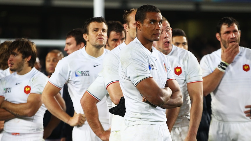 Consolation prize ... Thierry Dusautoir after the World Cup final (Phil Walter: Getty Images)