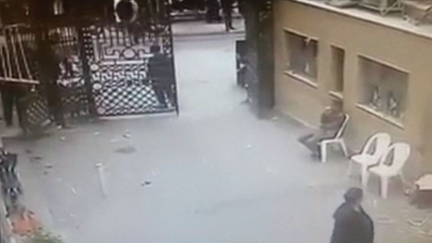 WARNING: Graphic content. The Alexandria suicide bomber detonates his explosives