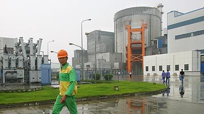 The Qinshan nuclear power plant on the outskirts of Hangzhou in south-east China.