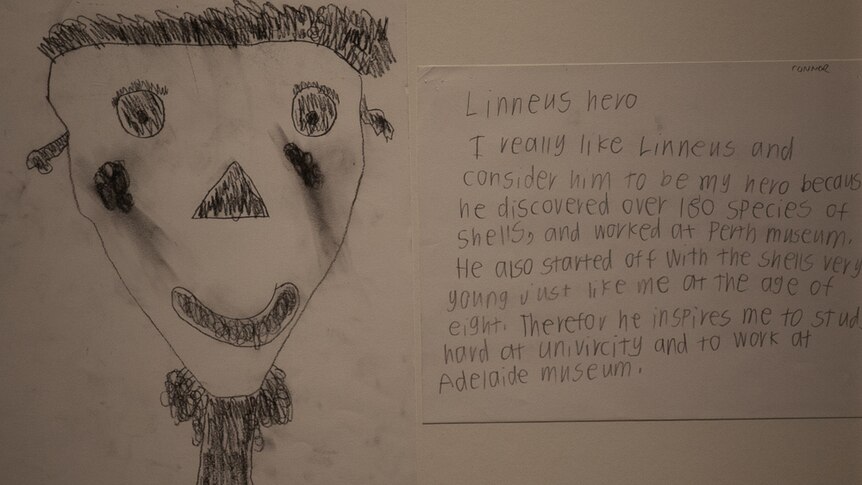Student Connor chose researcher Carl Linnaeus as his hero.