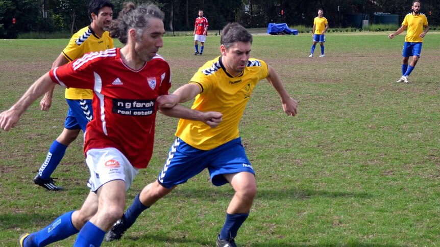 Socceroos fan Mike Horan is taking his love of soccer from the field to Brazil for the World Cup.
