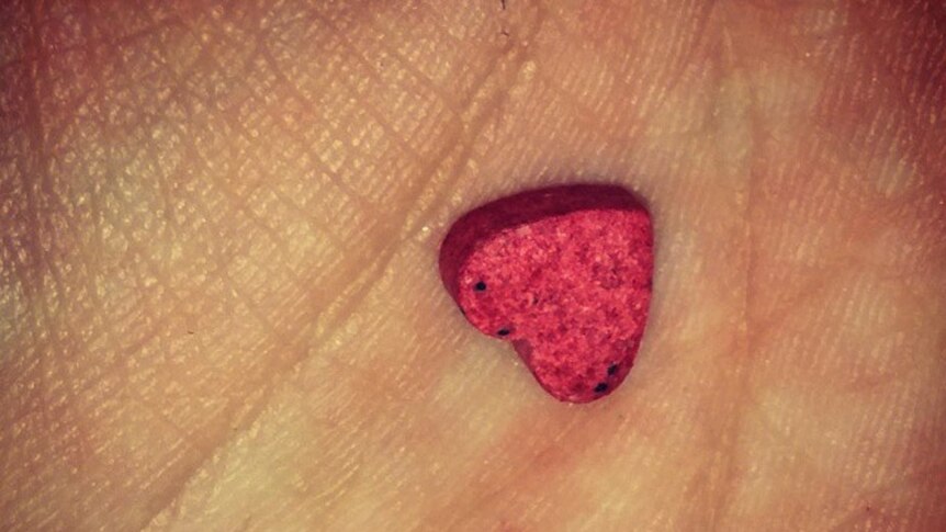Heart-shaped pill