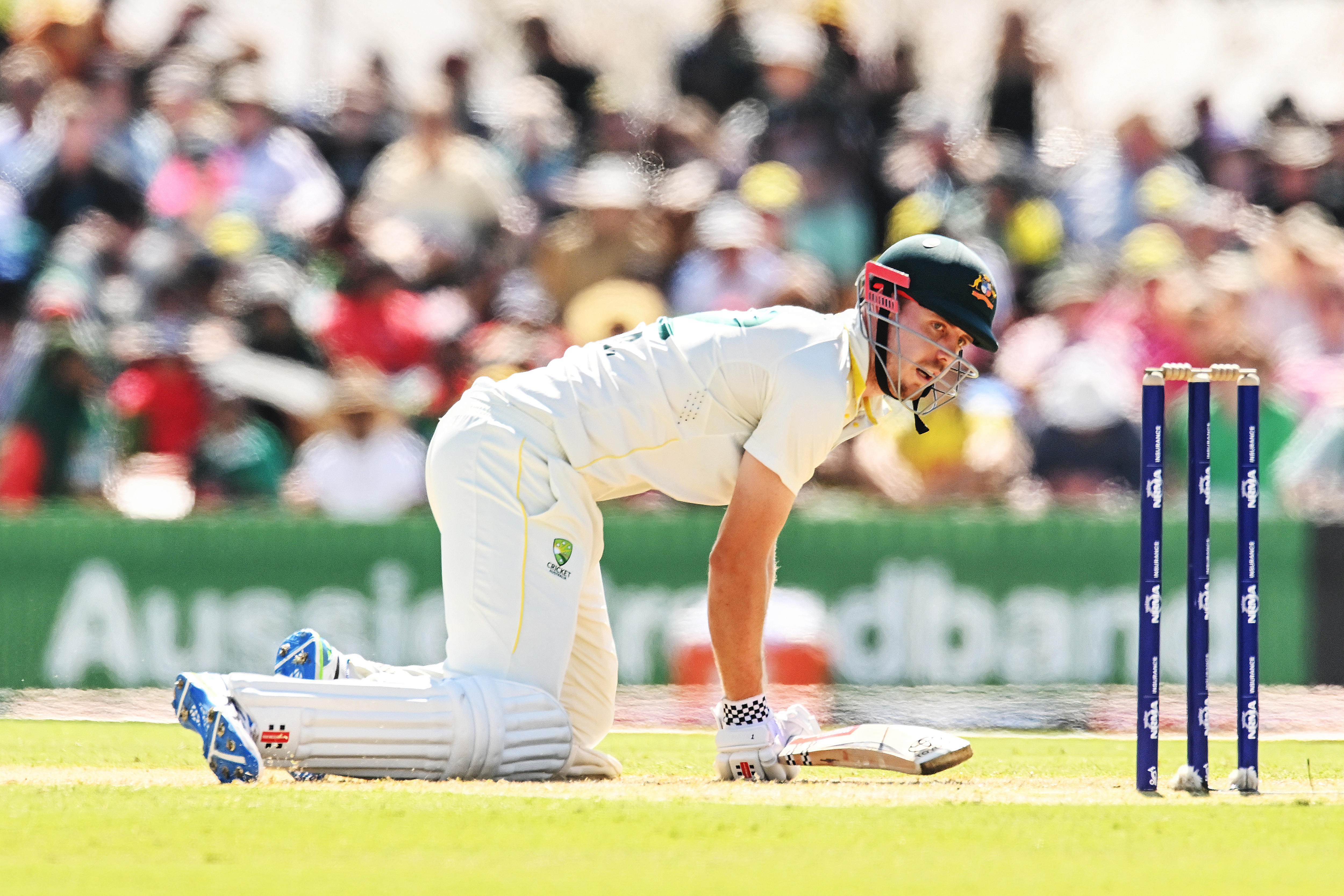 Cameron Green on his knees