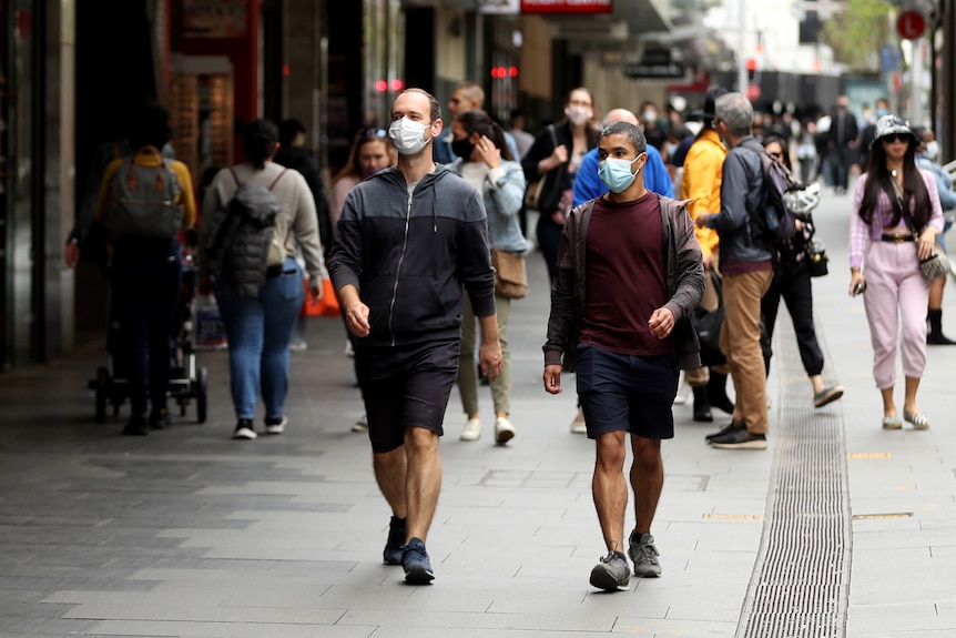 People in Sydney CBD