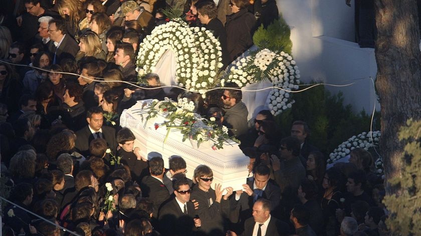 The protests were timed to coincide with the funeral of 15-year-old Alexandros Grigoropoulos.