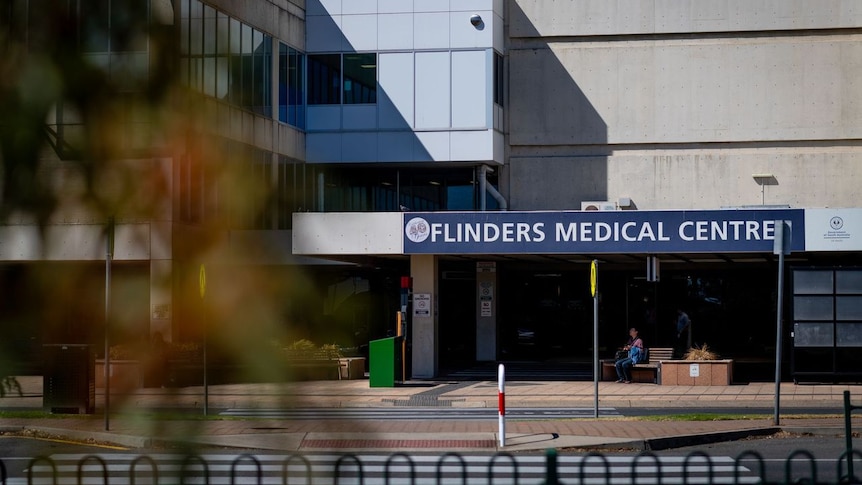 Sign says Flinders Medical Centre