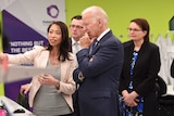 Joe Biden tours Victorian Comprehensive Cancer Centre