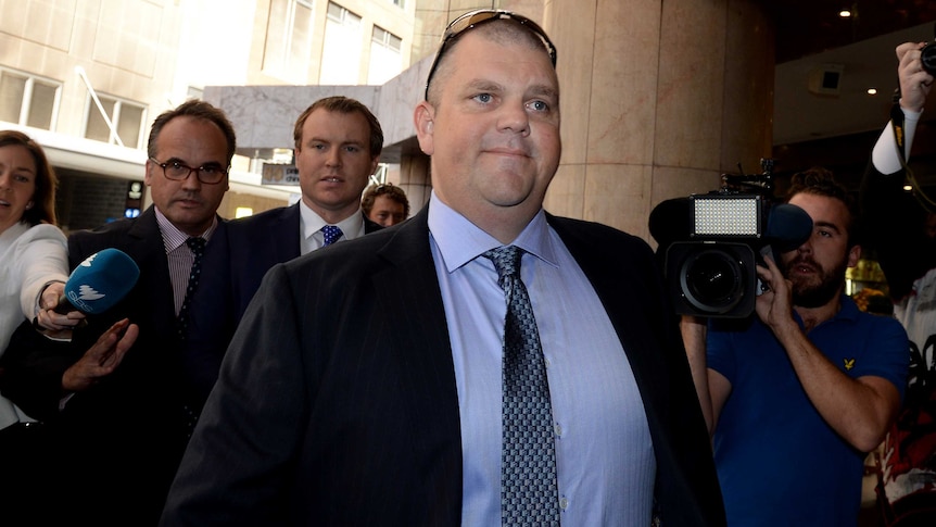 Nathan Tinkler arrives at an ICAC hearing in Sydney