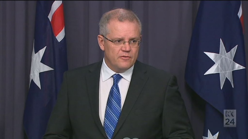 Immigration Minister Scott Morrison responds to questions about the man's death.