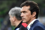 Adelaide coach Guillermo Amor before the A-League match with Melbourne Victory on February 19, 2016.
