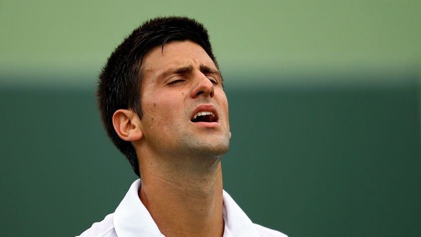 Djokovic's record against Rochus is now 1-3.