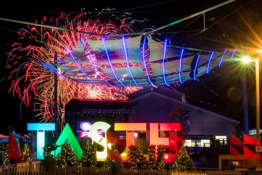 Fireworks Taste of Tasmania