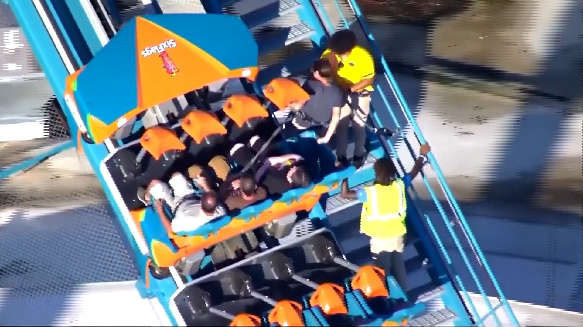 People evacuated from roller coaster after man fell to his death - ABC News