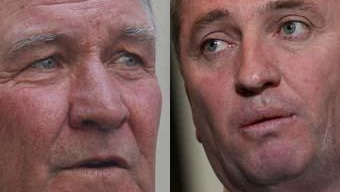 Tall composite of Tony Windsor and Barnaby Joyce