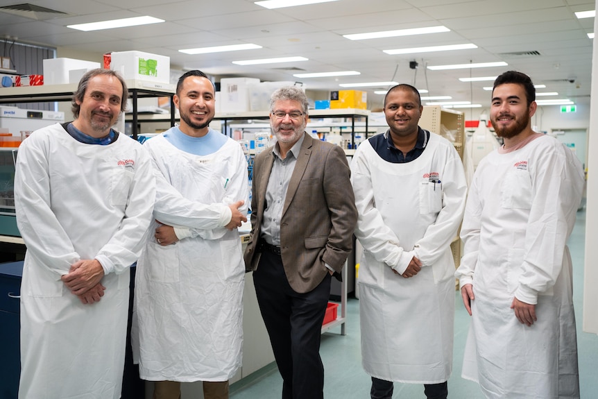 Professor Kevin Morris, Dr Adi Idris, Professor Nigel McMillan, Dr Arron Supramanin and Mr Yusif Idres.