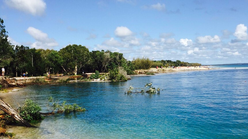 The sinkhole at Inskip Point