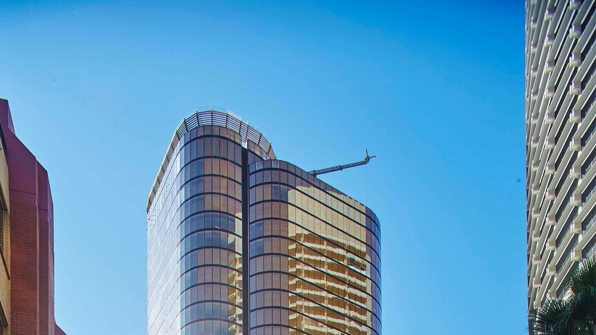 200 George St is the first 100 per cent LED lit building in Sydney.