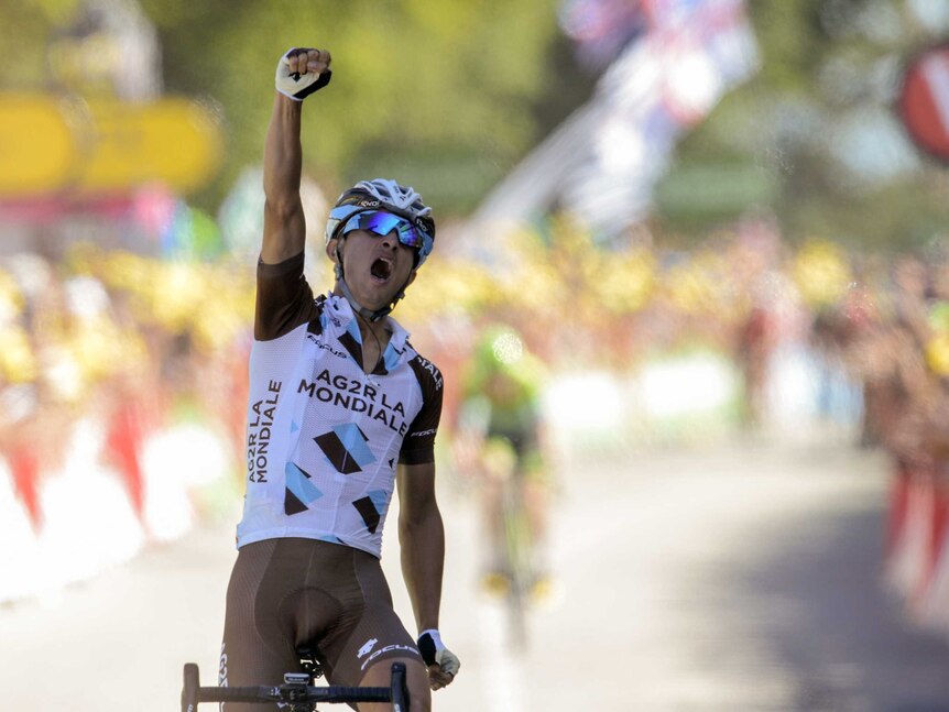 Alexis Vuillermoz wins Le Tour's eighth stage