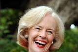 Wide-smiling close headshot of Qld Governor Quentin Bryce on April, 14, 2008