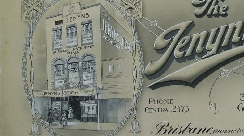 Jenyns premises illustration ca 1920.