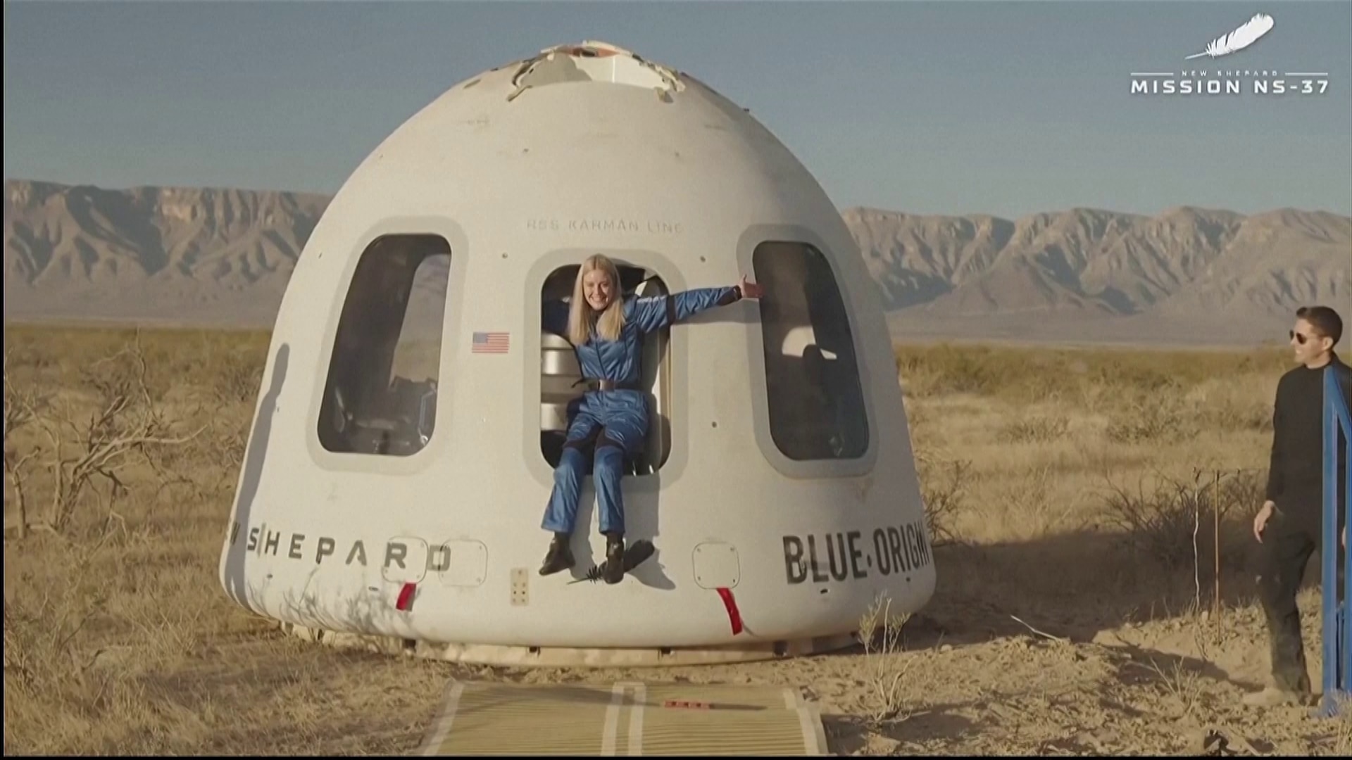 German aerospace engineer Michaela Benthaus becomes the first wheelchair user to go to space