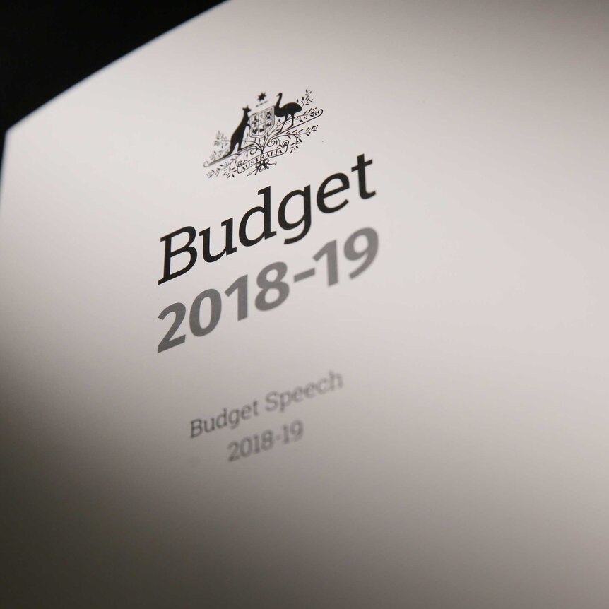 The cover of the 2018-19 budget