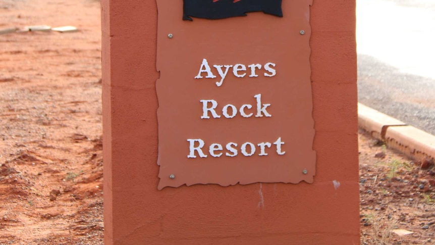 Ayers Rock Resort sign