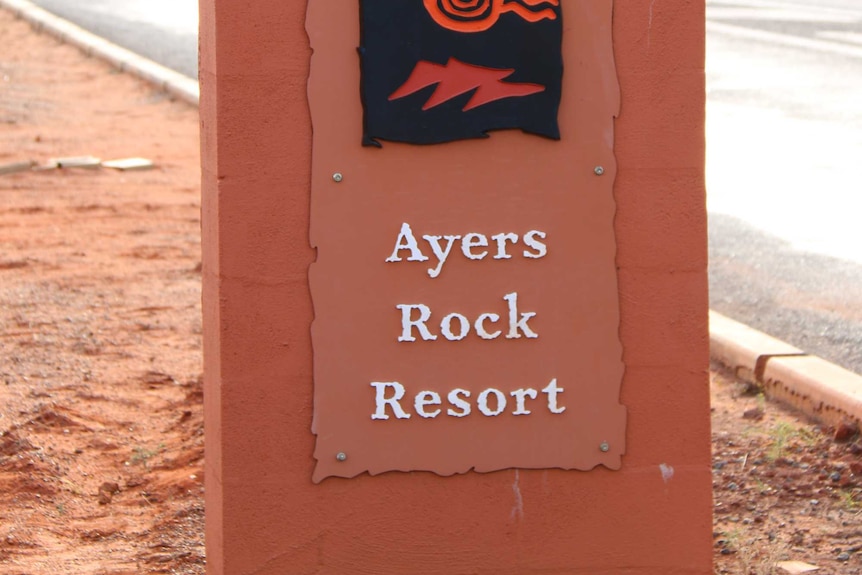 Ayers Rock Resort sign