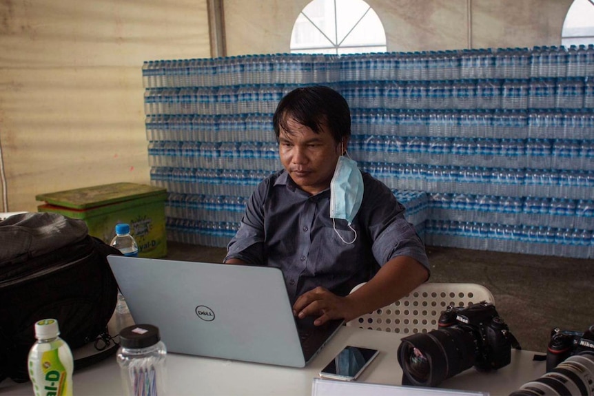 Myanmar Now photojournalist Sai Zaw Thaike.