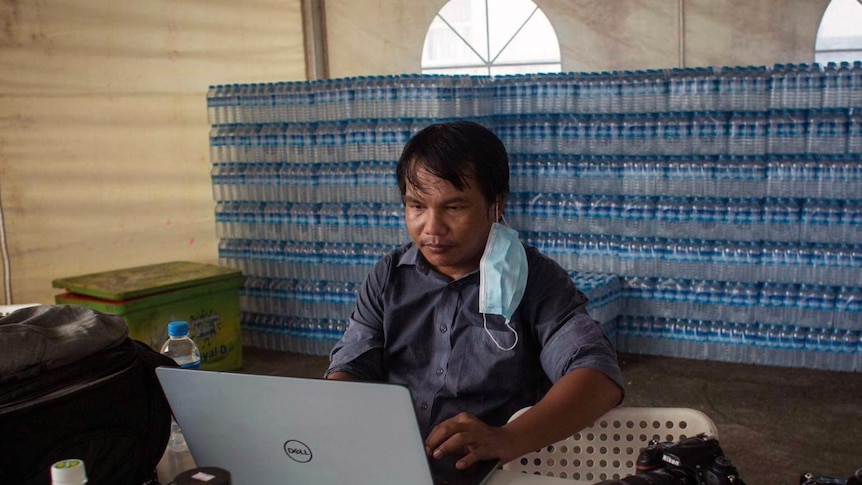 Myanmar Now photojournalist Sai Zaw Thaike.