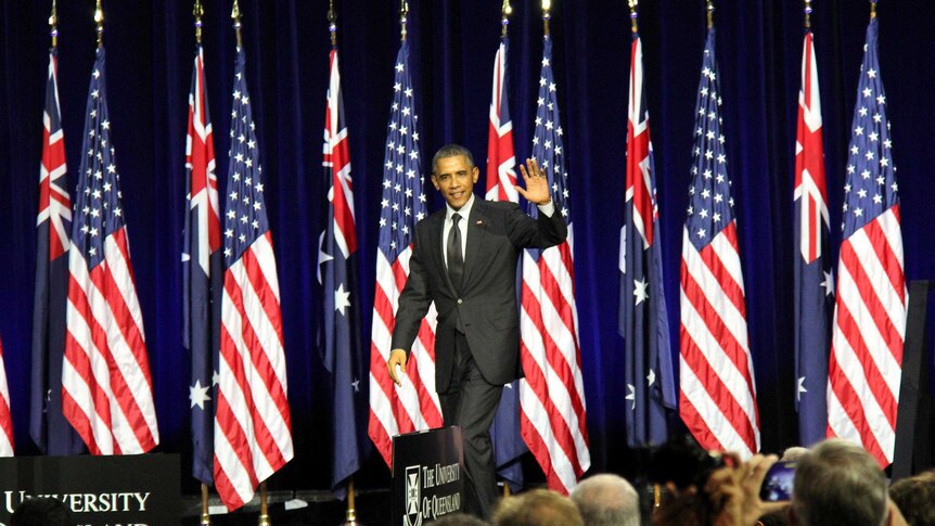 BBarack Obama at University of Queensland