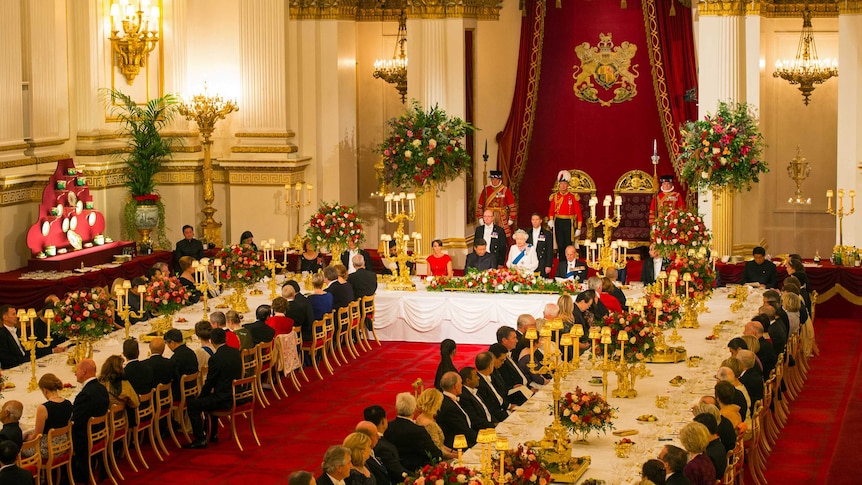 State Banquet for Chinese President Xi Jinping at Buckingham Palace