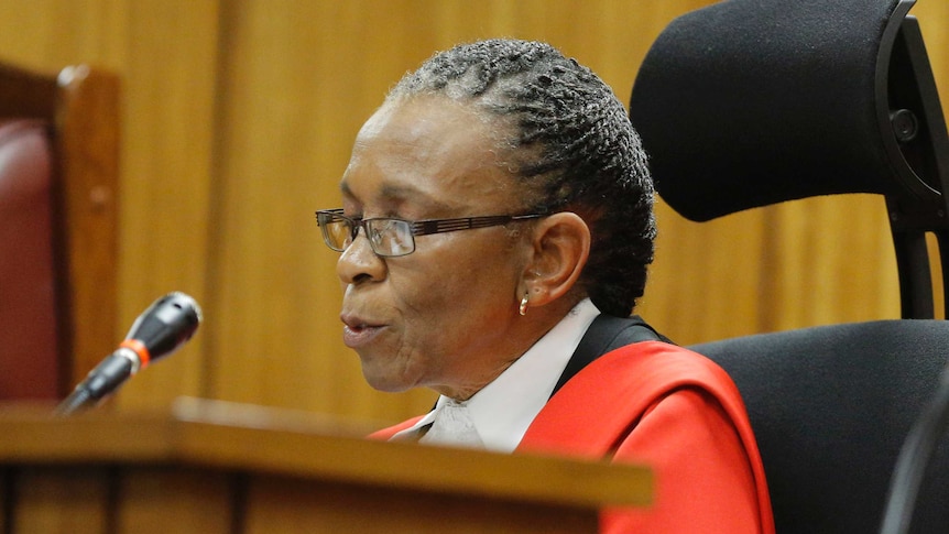 Judge Thokozile Masipa delivers her verdict in the Oscar Pistorius trial.