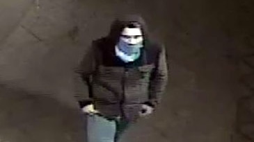 Police CCTV image of suspect in North Melbourne robbery