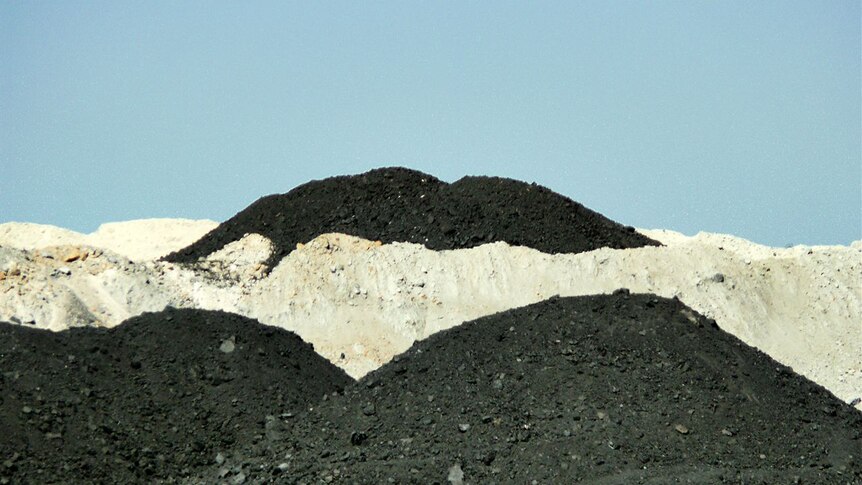 Coal and overburden