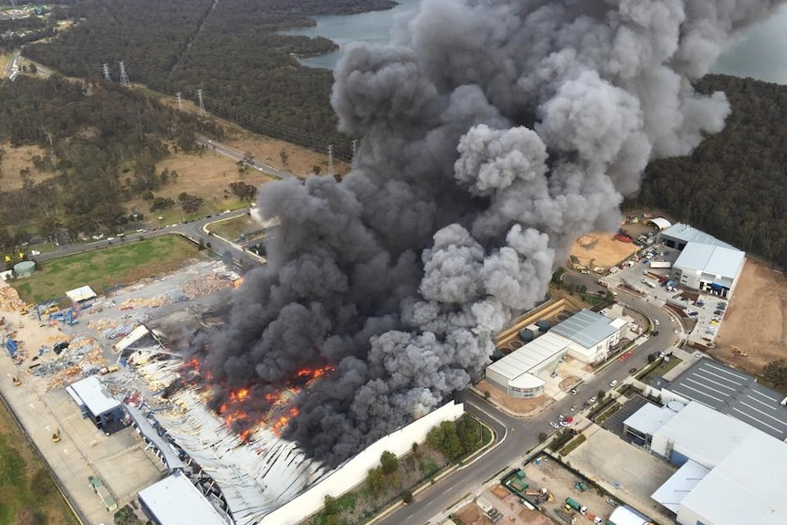 Sydney factory fire