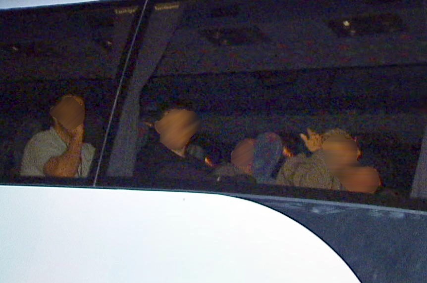 Detainees being transferred