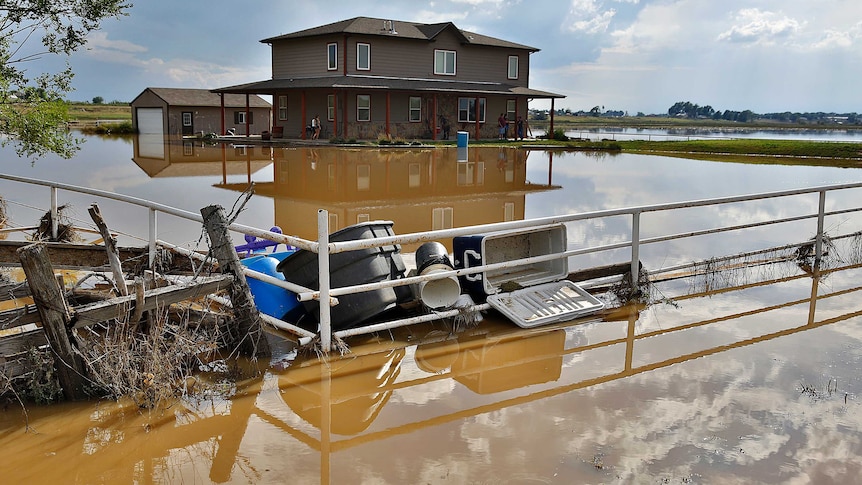 Flood damage in Colorado