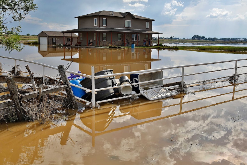 Flood damage in Colorado