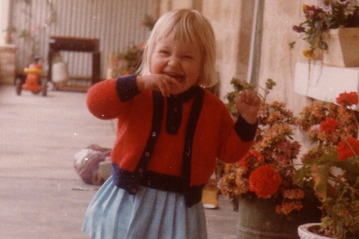 Amy Gallasch as toddler