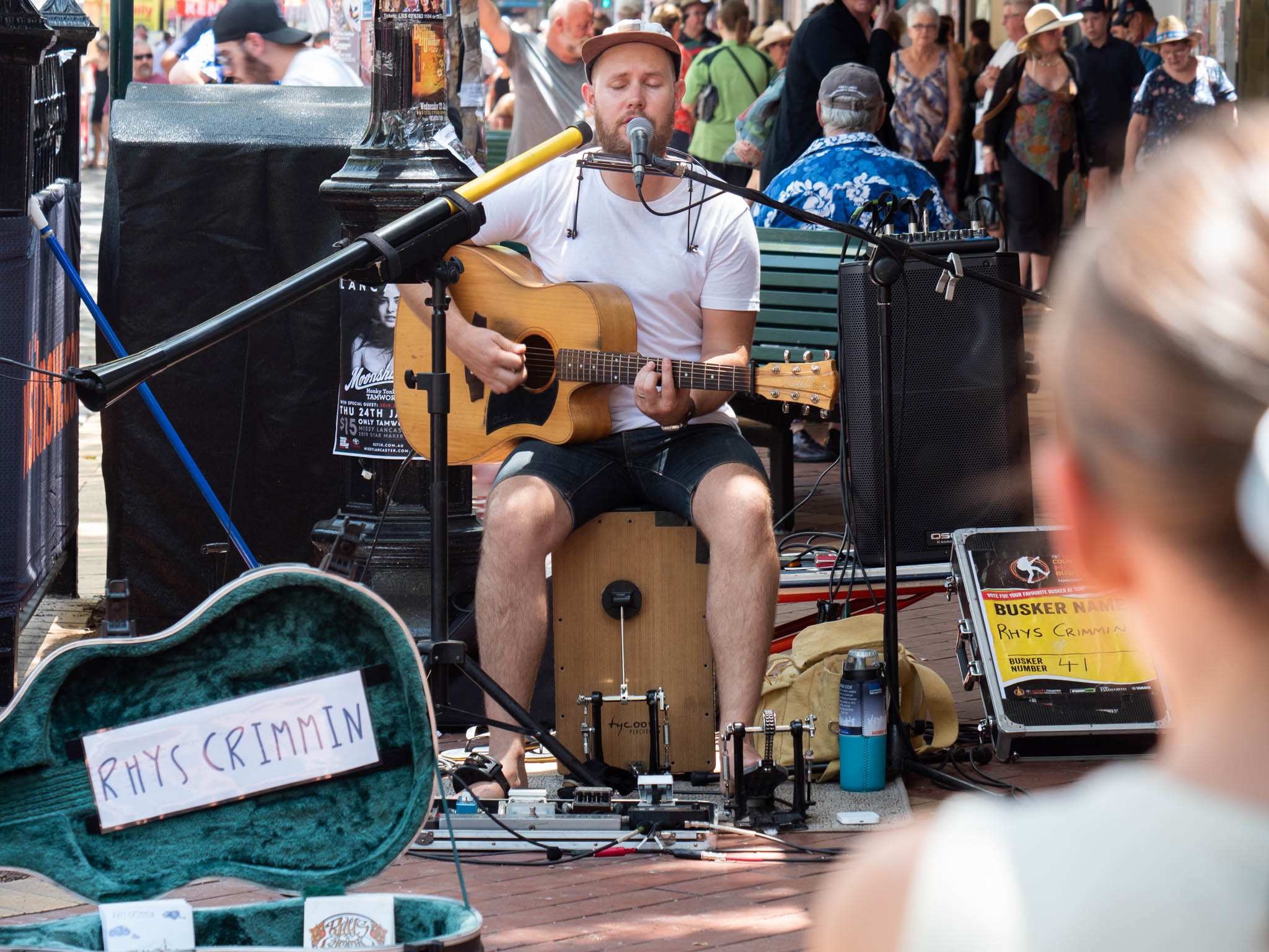Meet Rhys Crimmin, one of Tamworth's many buskers episode artwork