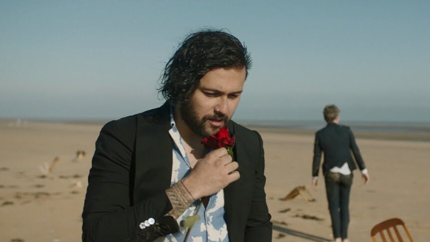 A still from Gang of Youths' 2021 music video for 'Unison'