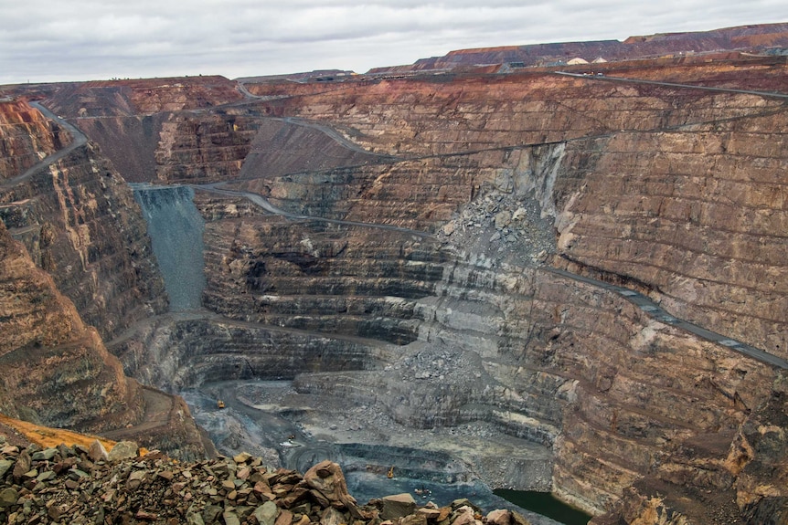 Open pit gold mine