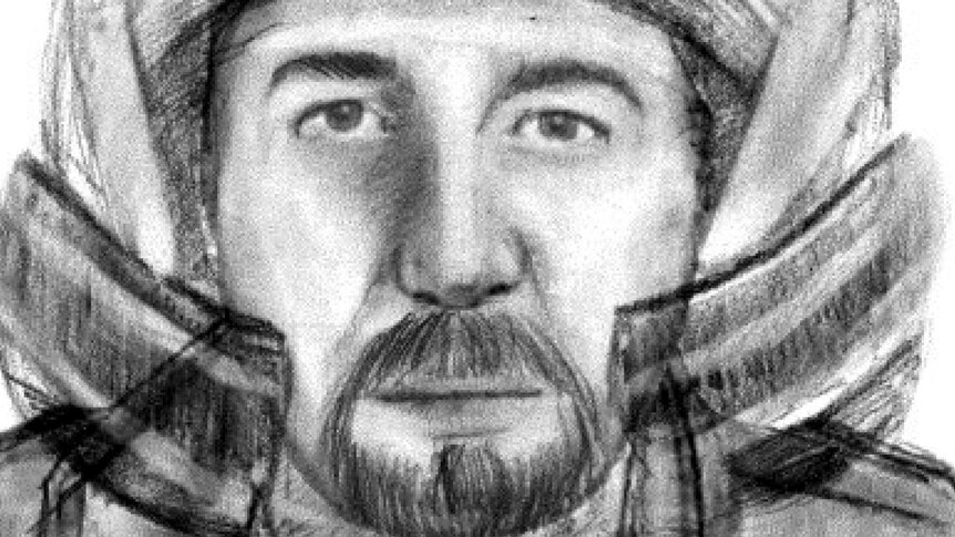 Drawing of person who was seen close to murder scene in the French Alpine village of Chevaline.