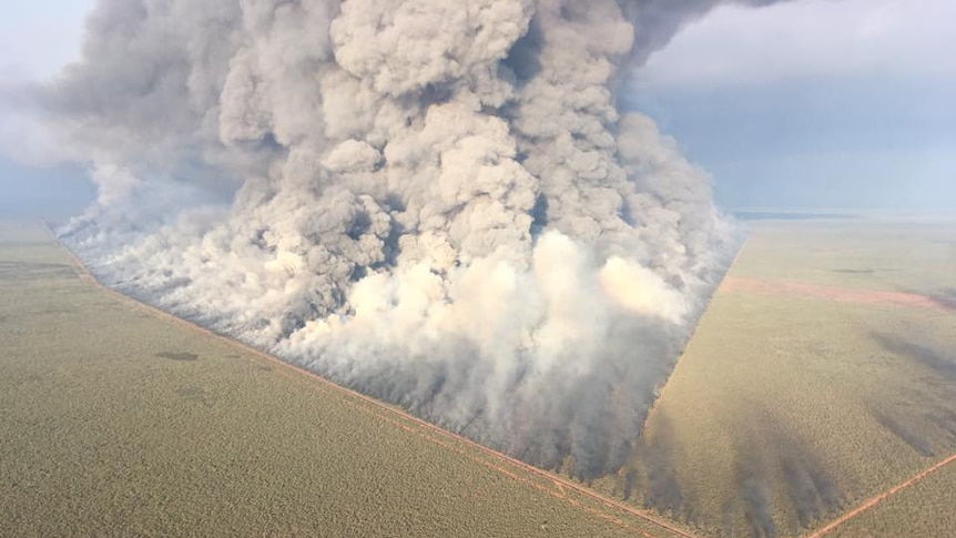 Fire south of Broome October 2018.