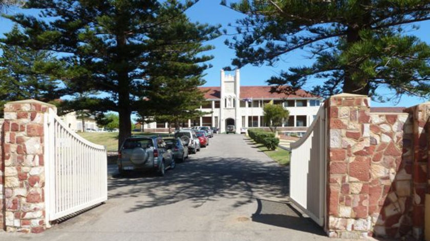 The drive leading to Nagle Catholic College